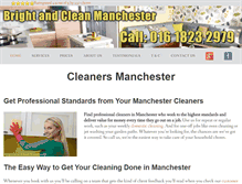 Tablet Screenshot of cleanersmanchester.org